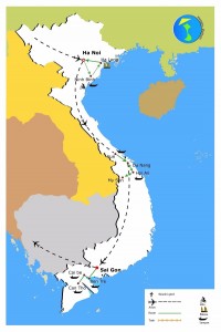 carte-circuit-le-vietnam-dans-son-ensemble-13-jours